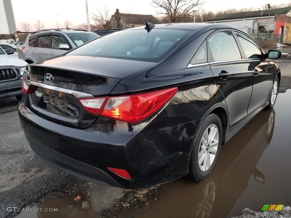 2014 Sonata GLS - Phantom Black Metallic / Gray photo #3