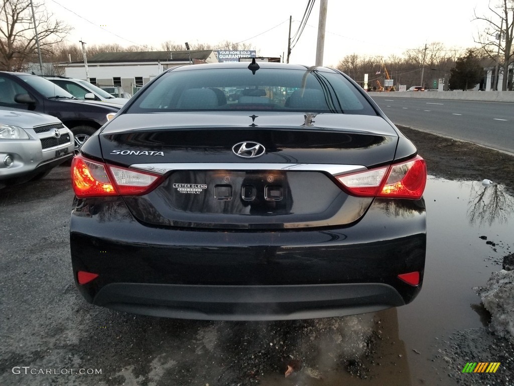 2014 Sonata GLS - Phantom Black Metallic / Gray photo #4