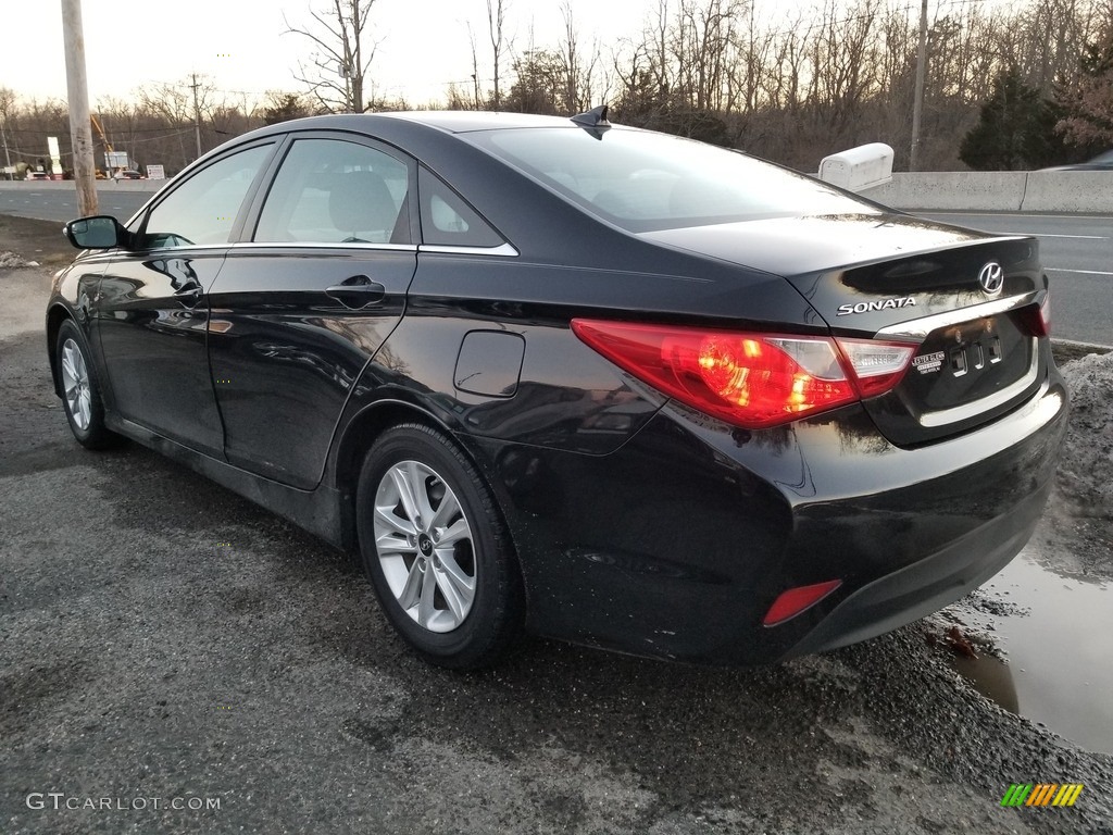 2014 Sonata GLS - Phantom Black Metallic / Gray photo #5