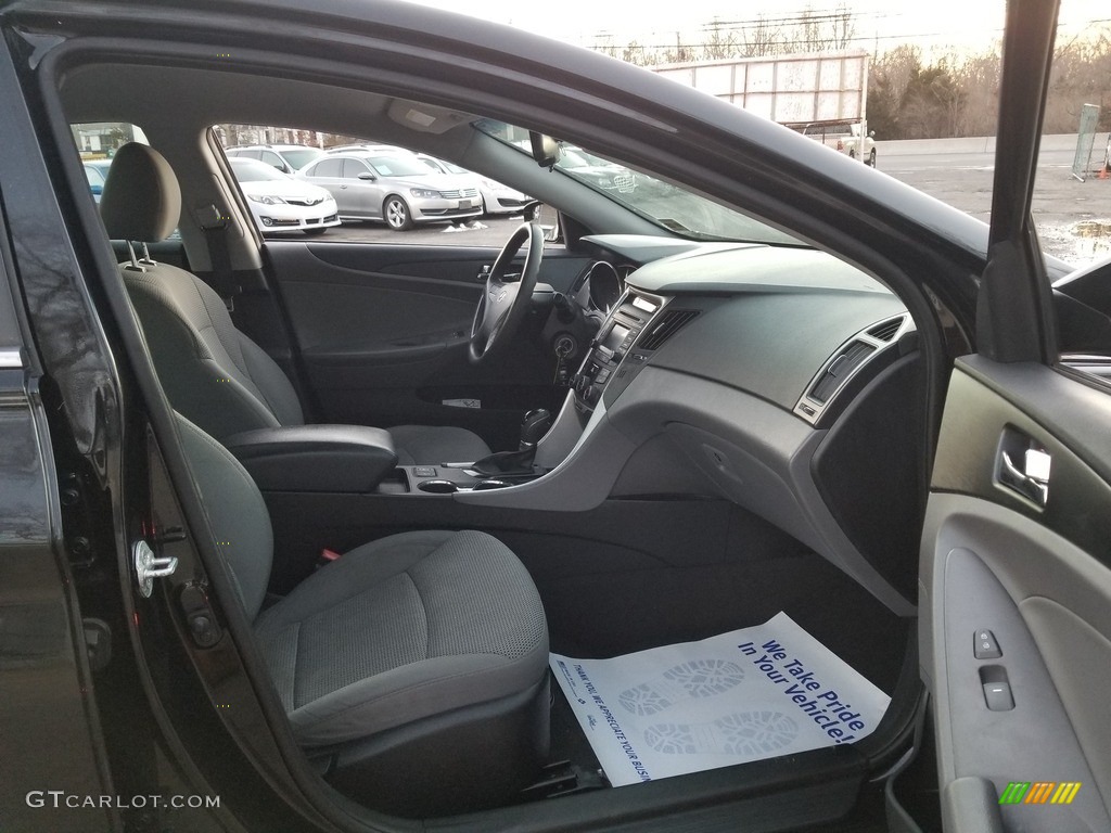 2014 Sonata GLS - Phantom Black Metallic / Gray photo #10
