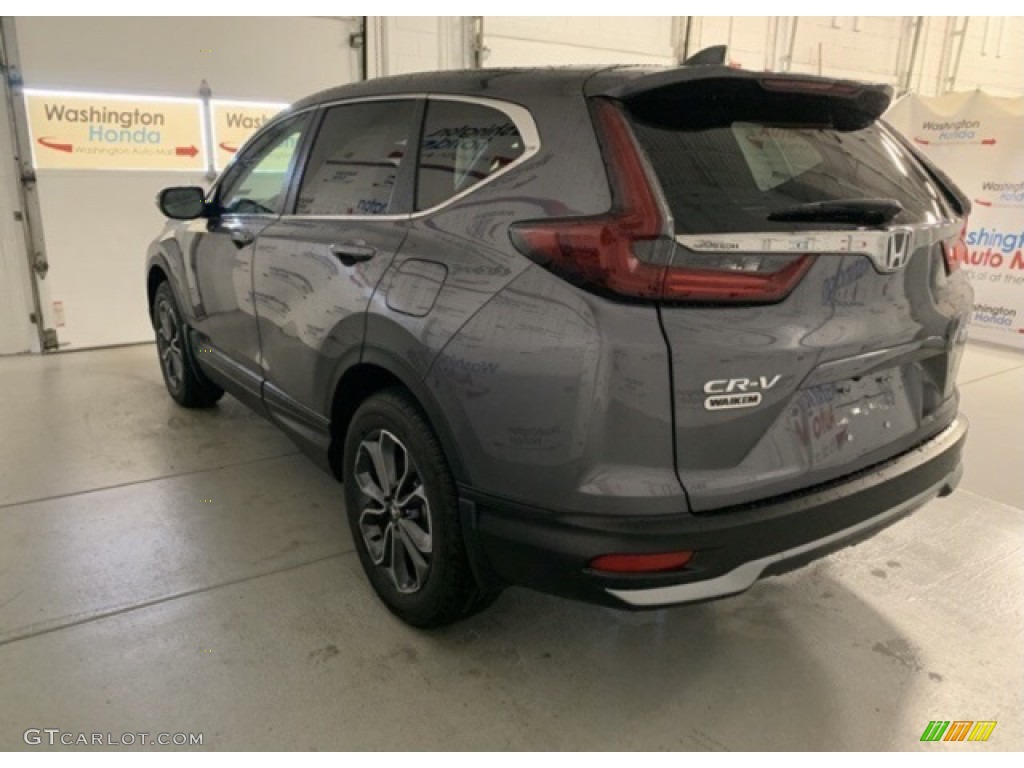 2021 CR-V EX AWD - Modern Steel Metallic / Black photo #3