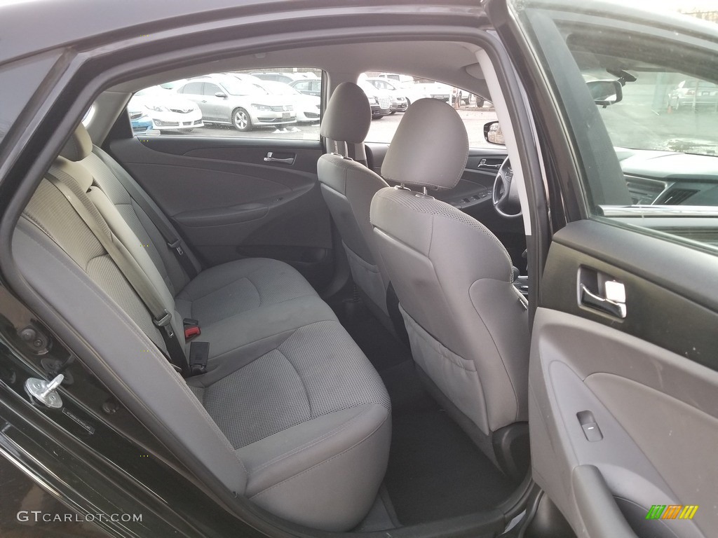 2014 Sonata GLS - Phantom Black Metallic / Gray photo #14