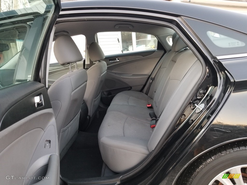 2014 Sonata GLS - Phantom Black Metallic / Gray photo #15
