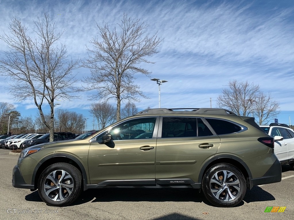 Autumn Green Metallic 2021 Subaru Outback 2.5i Limited Exterior Photo #141198548