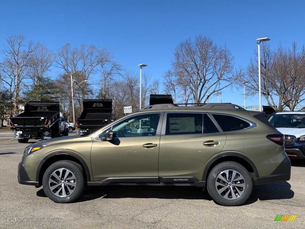 Autumn Green Metallic 2021 Subaru Outback 2.5i Premium Exterior Photo #141198887