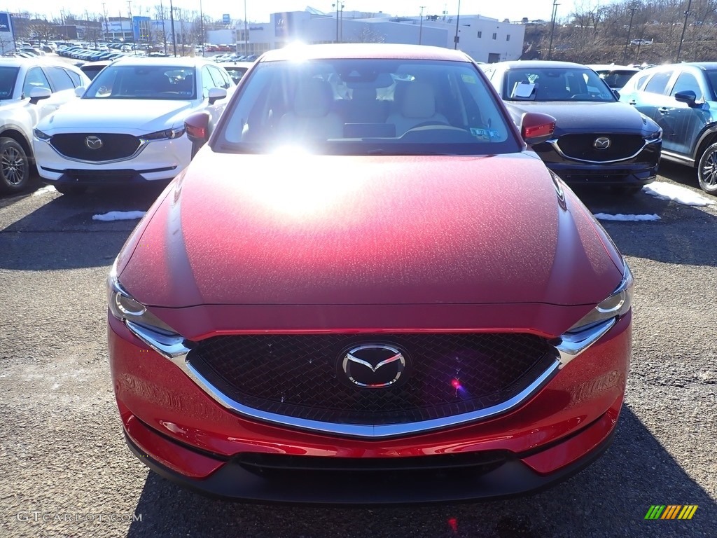 2021 CX-5 Touring AWD - Soul Red Crystal Metallic / Parchment photo #4