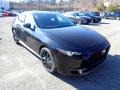 2021 Jet Black Mica Mazda Mazda3 Premium Hatchback AWD  photo #3