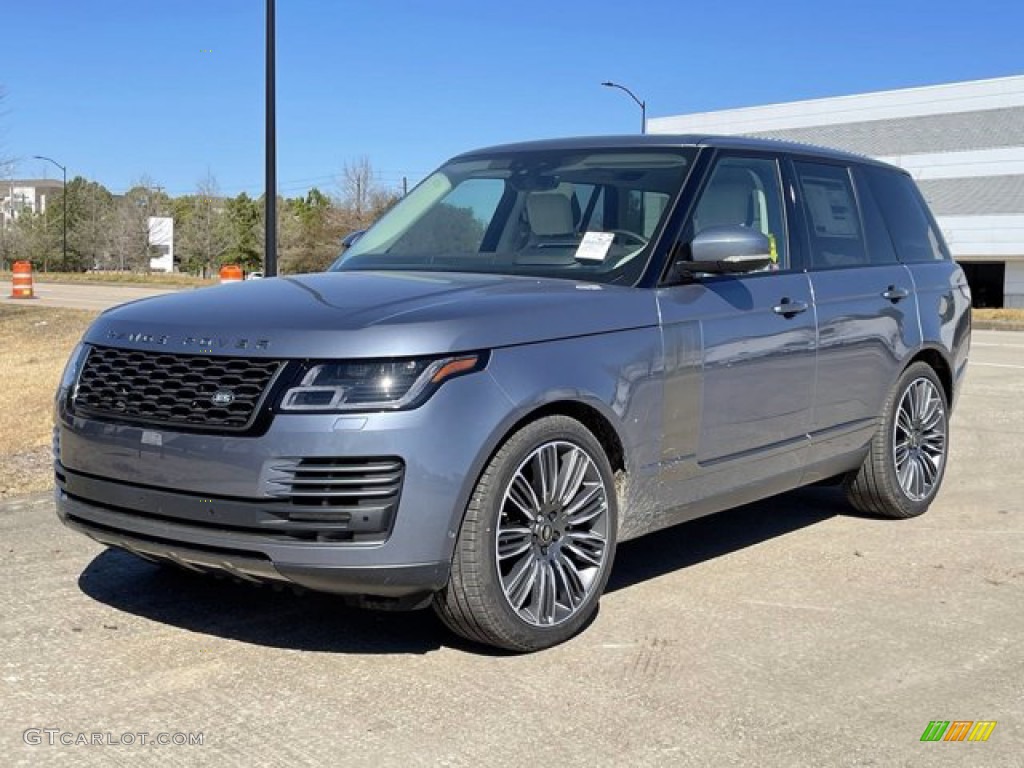 2021 Range Rover P525 Westminster - Byron Blue Metallic / Ivory/Espresso photo #2