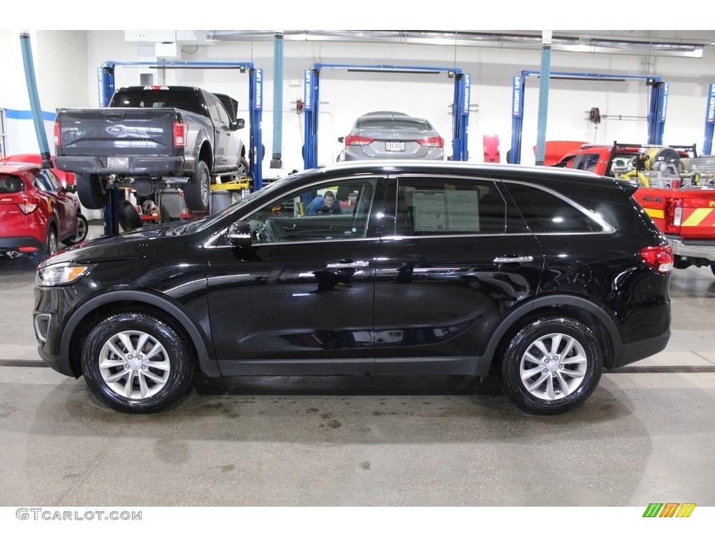 Ebony Black 2018 Kia Sorento L Exterior Photo #141200792
