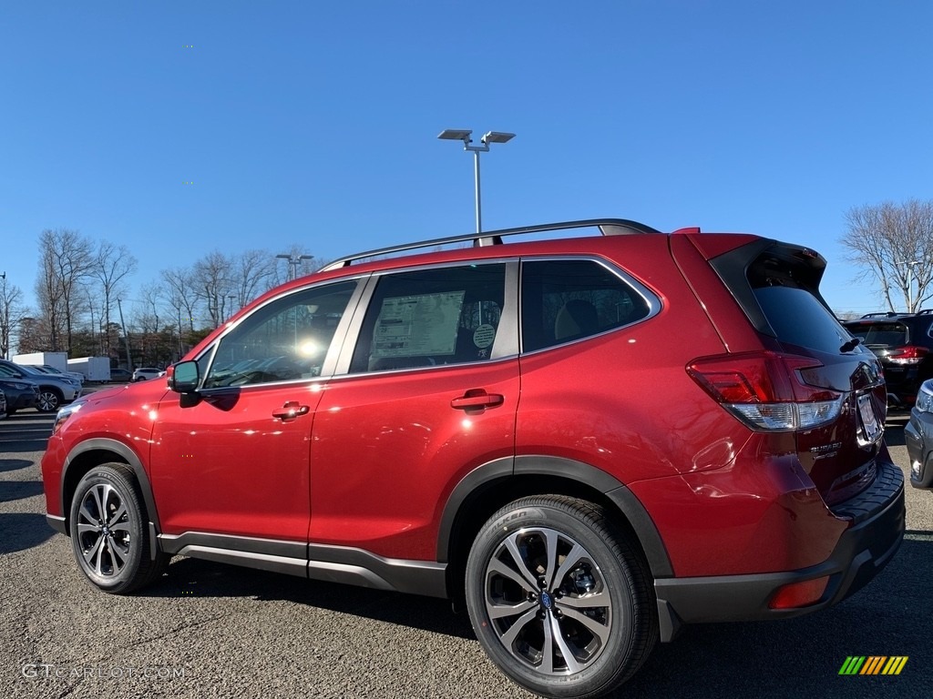 2021 Forester 2.5i Limited - Crimson Red Pearl / Gray photo #4