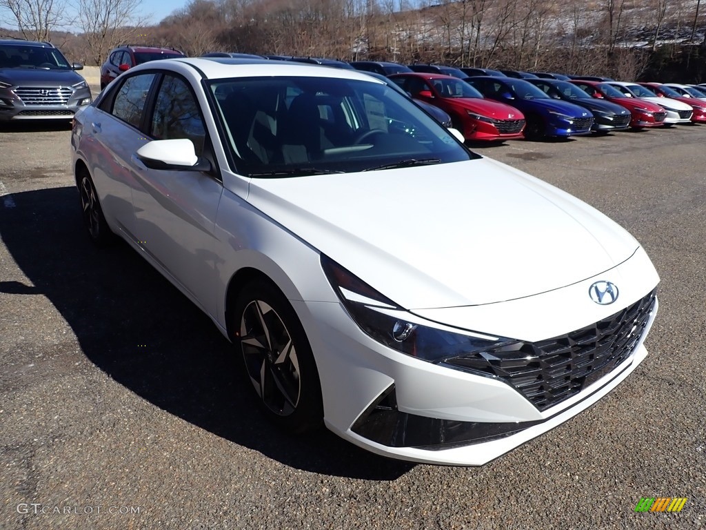 2021 Elantra SEL - Quartz White / Black photo #3
