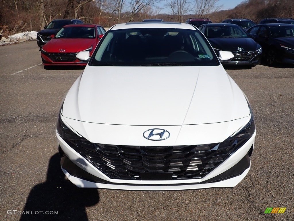 2021 Elantra SEL - Quartz White / Black photo #4