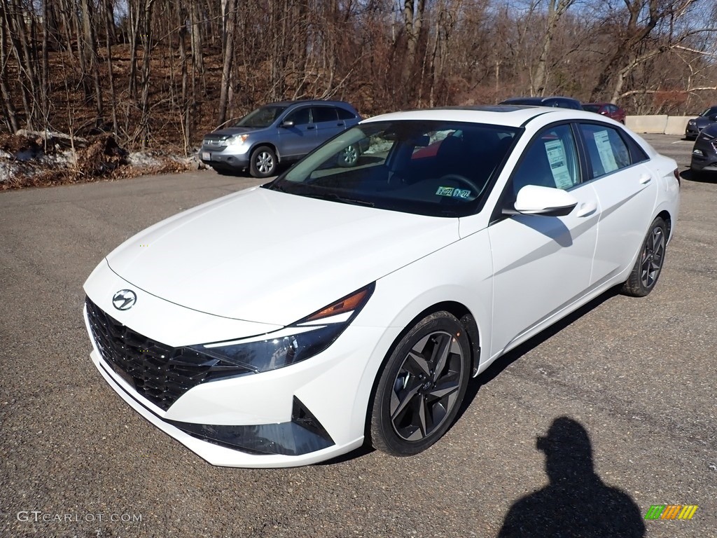 2021 Elantra SEL - Quartz White / Black photo #5