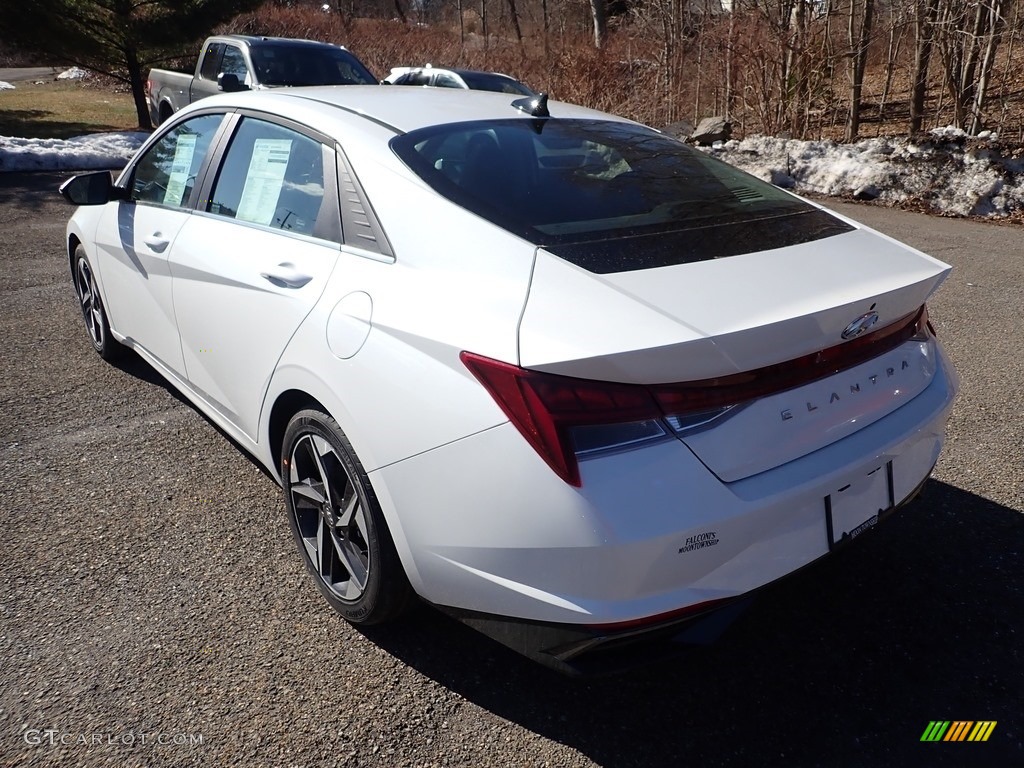 2021 Elantra SEL - Quartz White / Black photo #6