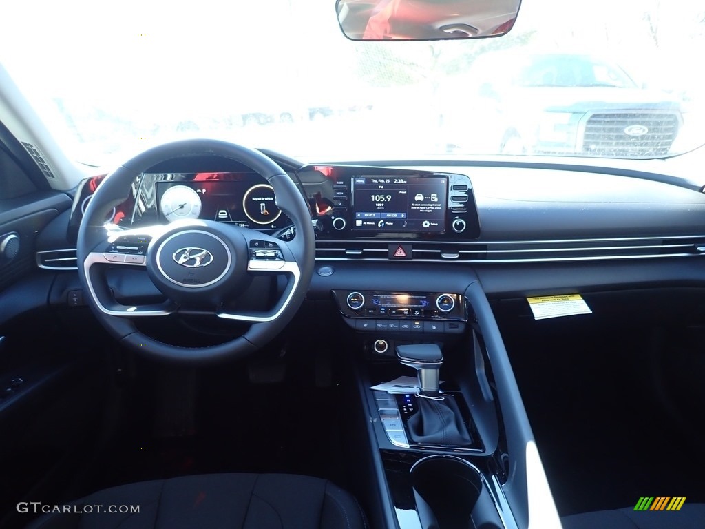 2021 Elantra SEL - Quartz White / Black photo #9