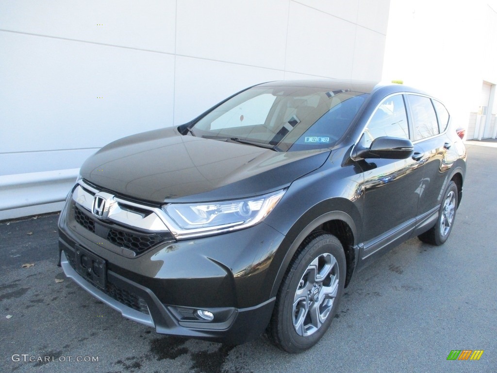 2018 CR-V EX-L AWD - Dark Olive Metallic / Black photo #9