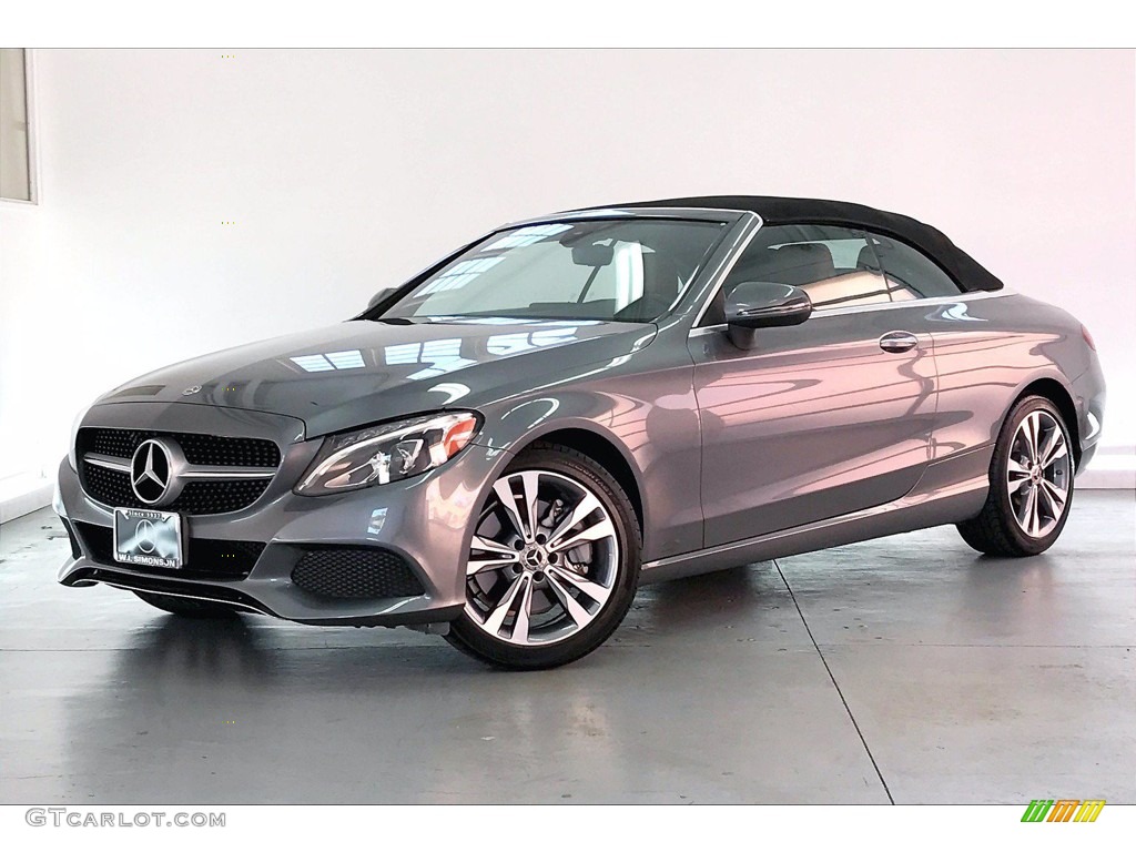 Selenite Grey Metallic 2018 Mercedes-Benz C 300 Cabriolet Exterior Photo #141203576