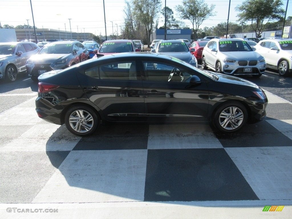 2019 Elantra SEL - Phantom Black / Beige photo #3