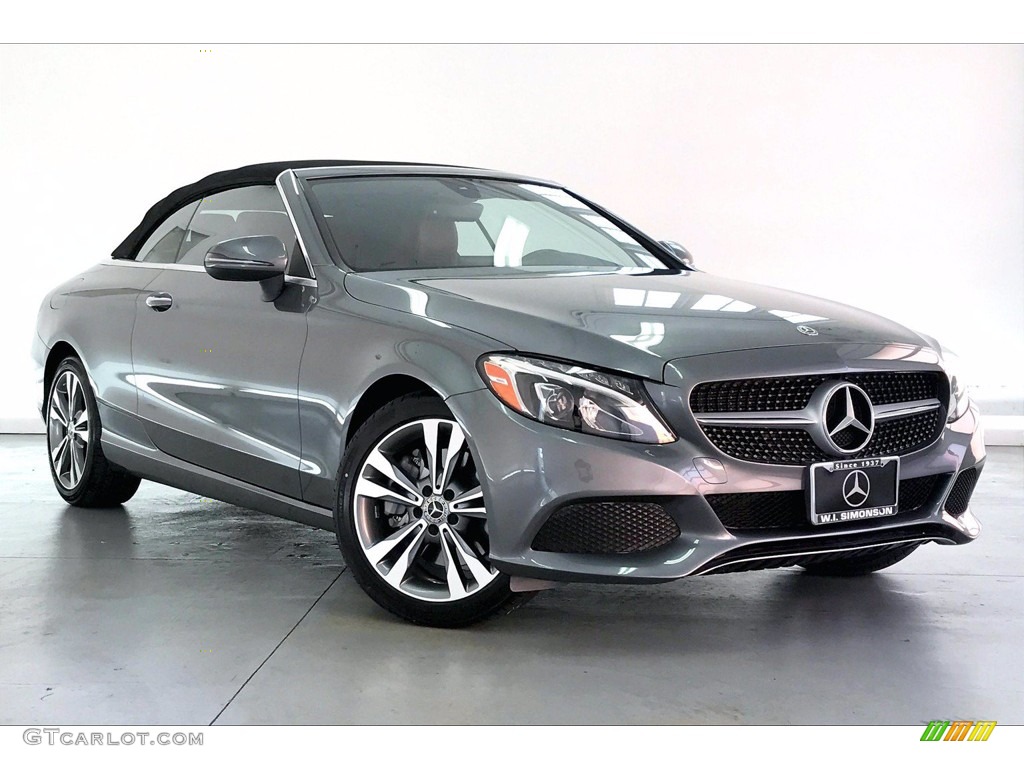 Selenite Grey Metallic 2018 Mercedes-Benz C 300 Cabriolet Exterior Photo #141204158