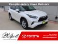 2021 Blizzard White Pearl Toyota Highlander LE  photo #1