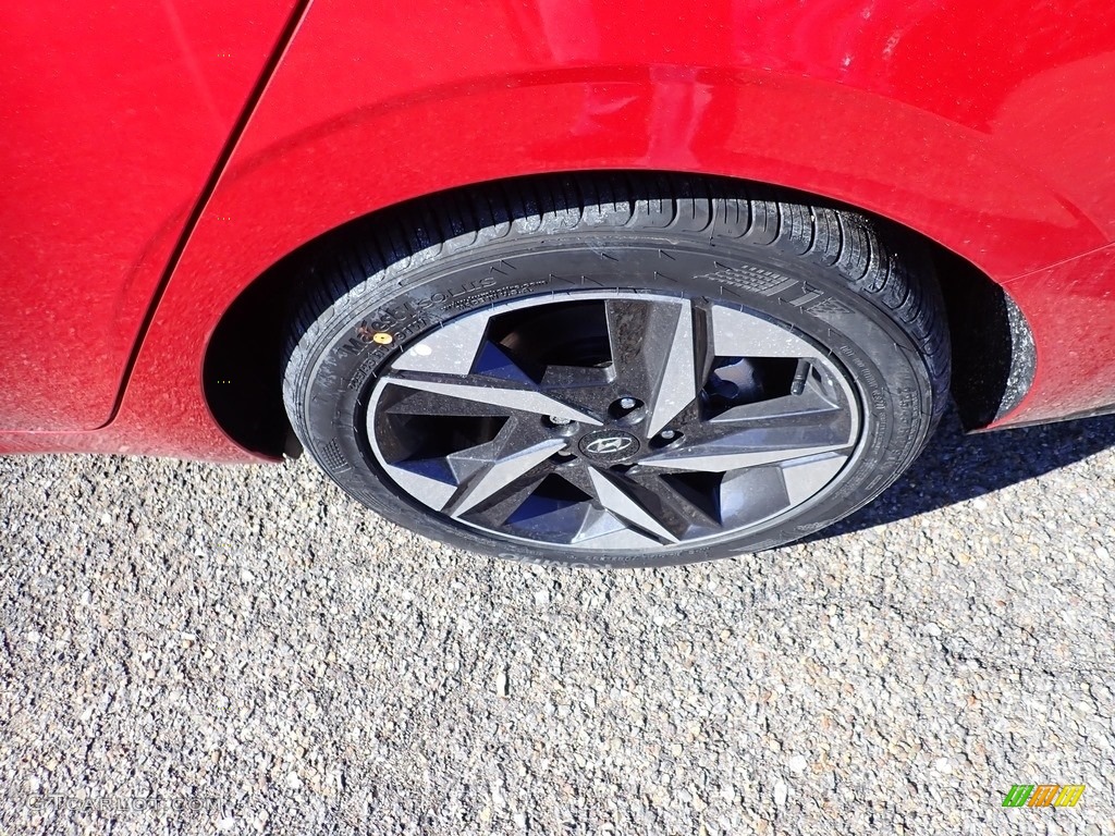 2021 Elantra Limited - Calypso Red / Black photo #7