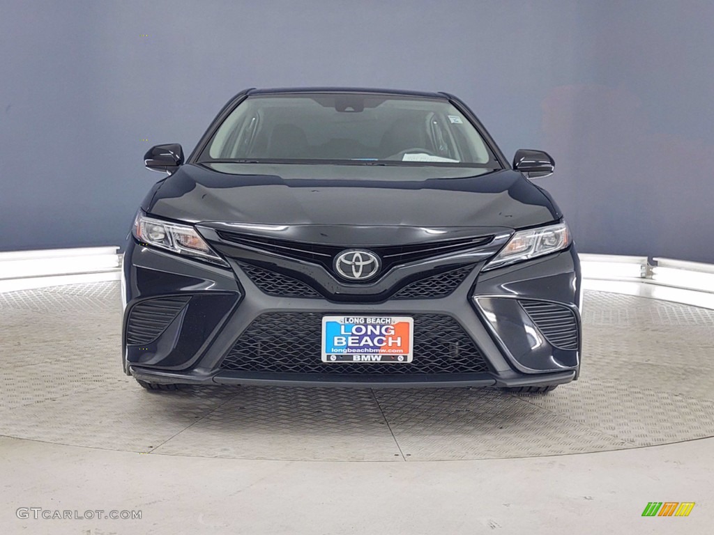 2019 Camry SE - Midnight Black Metallic / Black photo #3