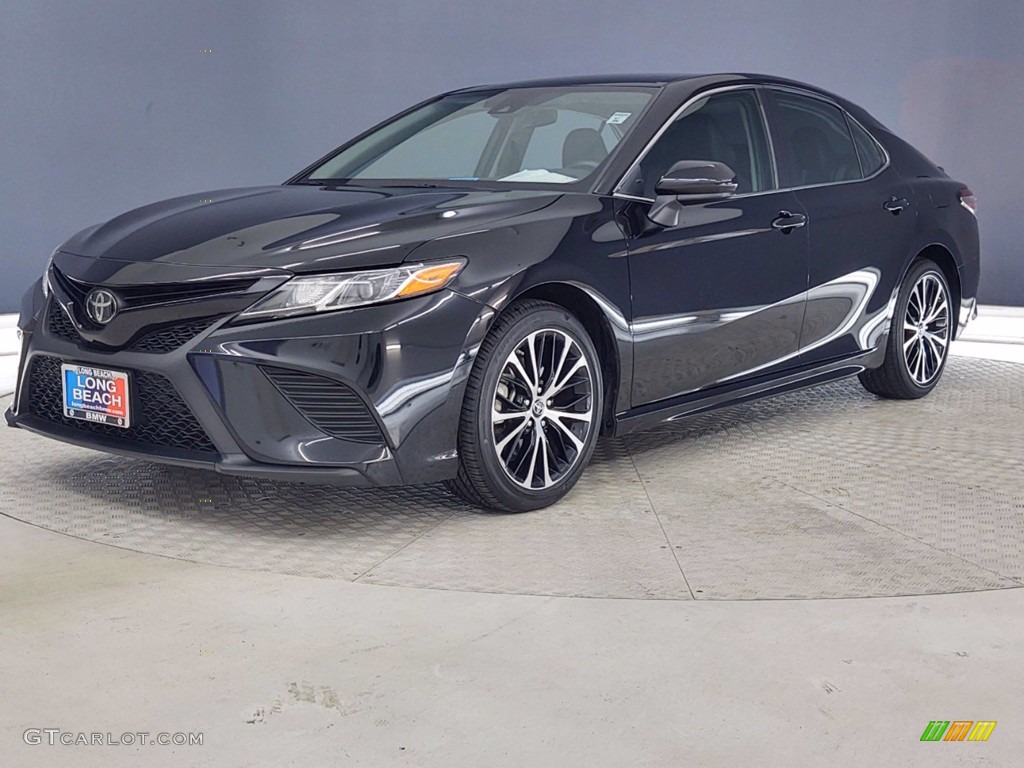 2019 Camry SE - Midnight Black Metallic / Black photo #4