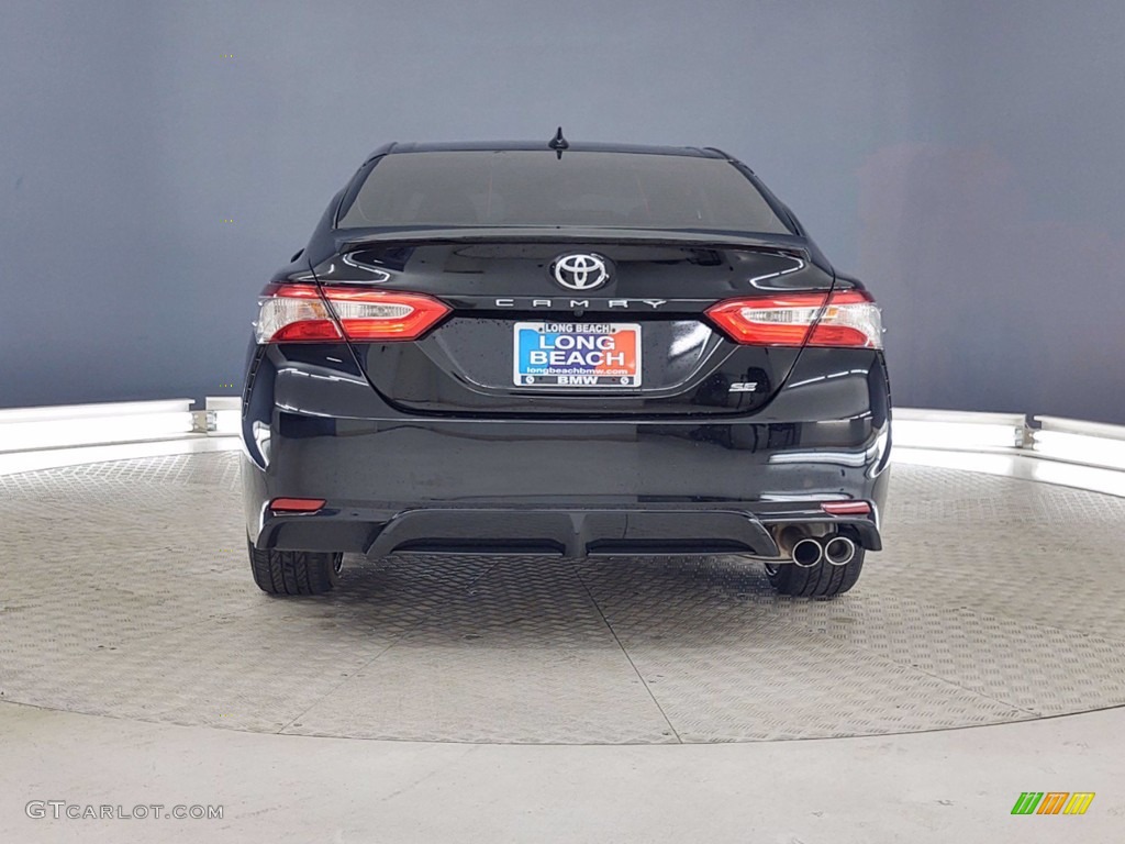 2019 Camry SE - Midnight Black Metallic / Black photo #5