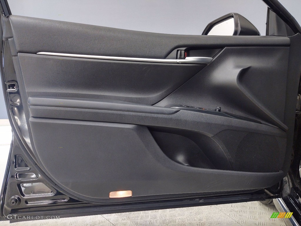 2019 Camry SE - Midnight Black Metallic / Black photo #9