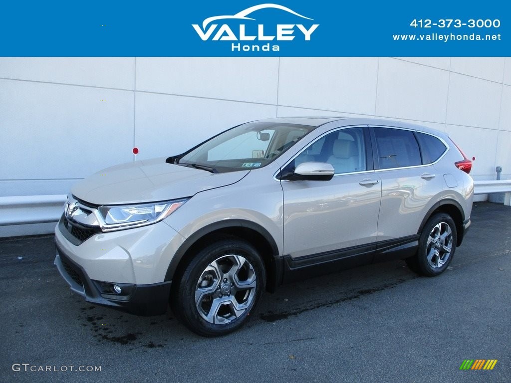 2018 CR-V EX-L AWD - Sandstorm Metallic / Ivory photo #1