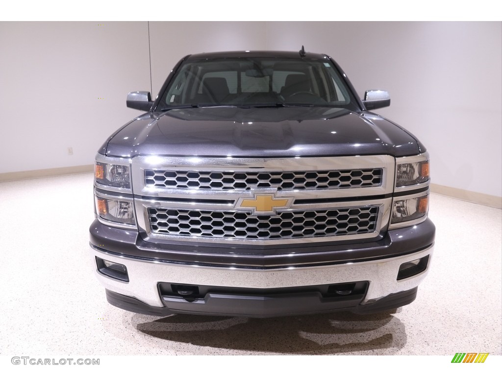 2015 Silverado 1500 LT Double Cab 4x4 - Tungsten Metallic / Jet Black photo #2