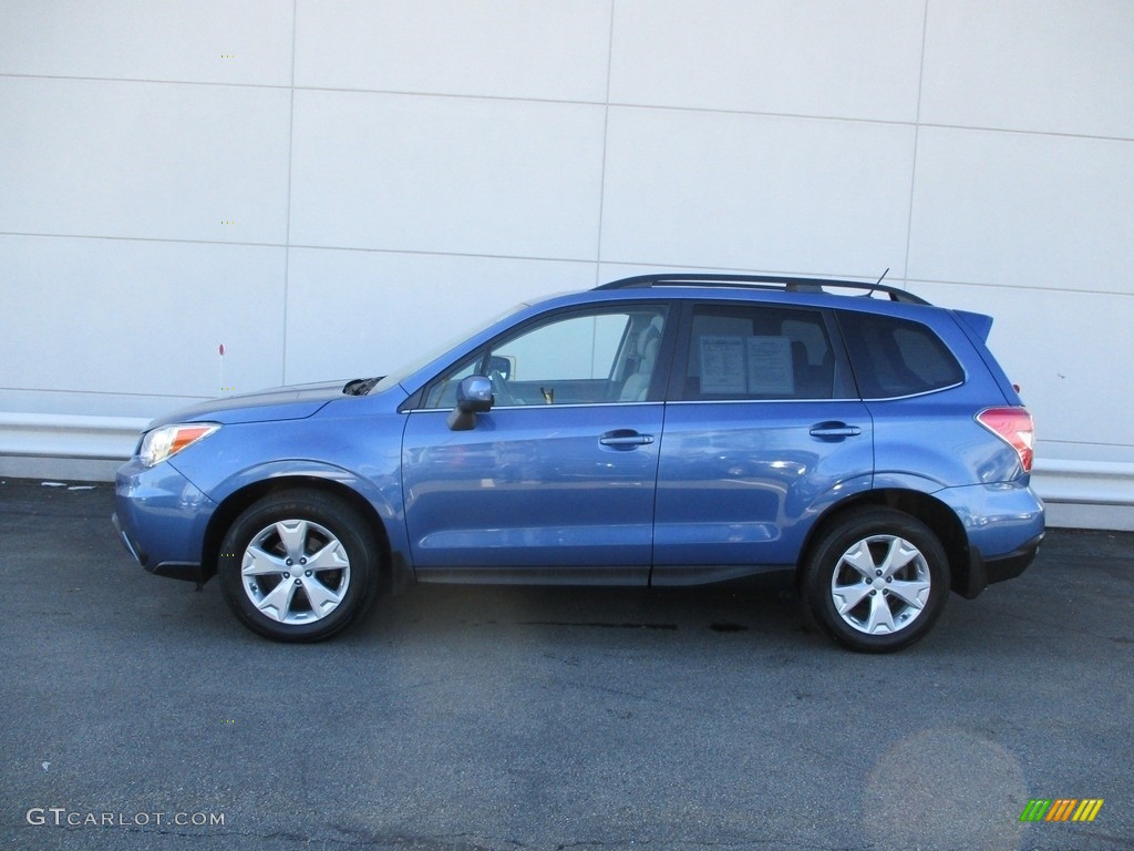 Quartz Blue Pearl 2015 Subaru Forester 2.5i Limited Exterior Photo #141205826