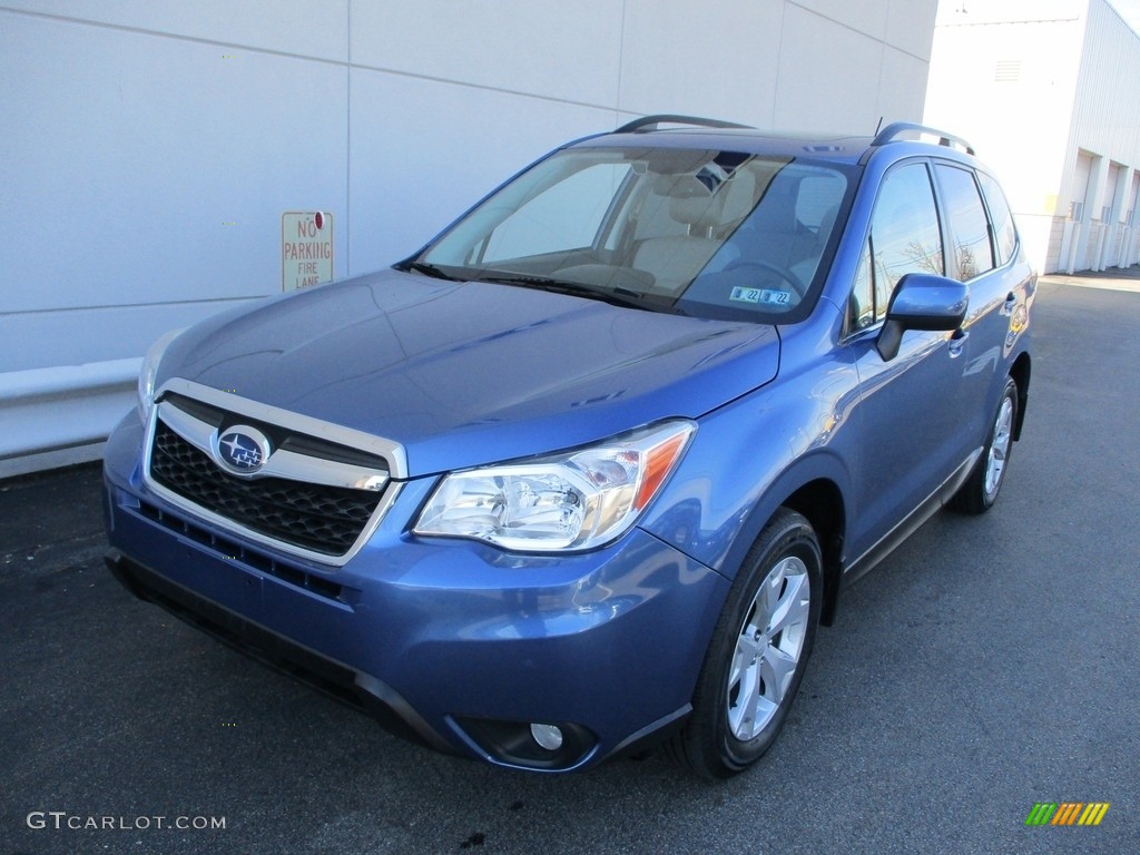 Quartz Blue Pearl 2015 Subaru Forester 2.5i Limited Exterior Photo #141206018