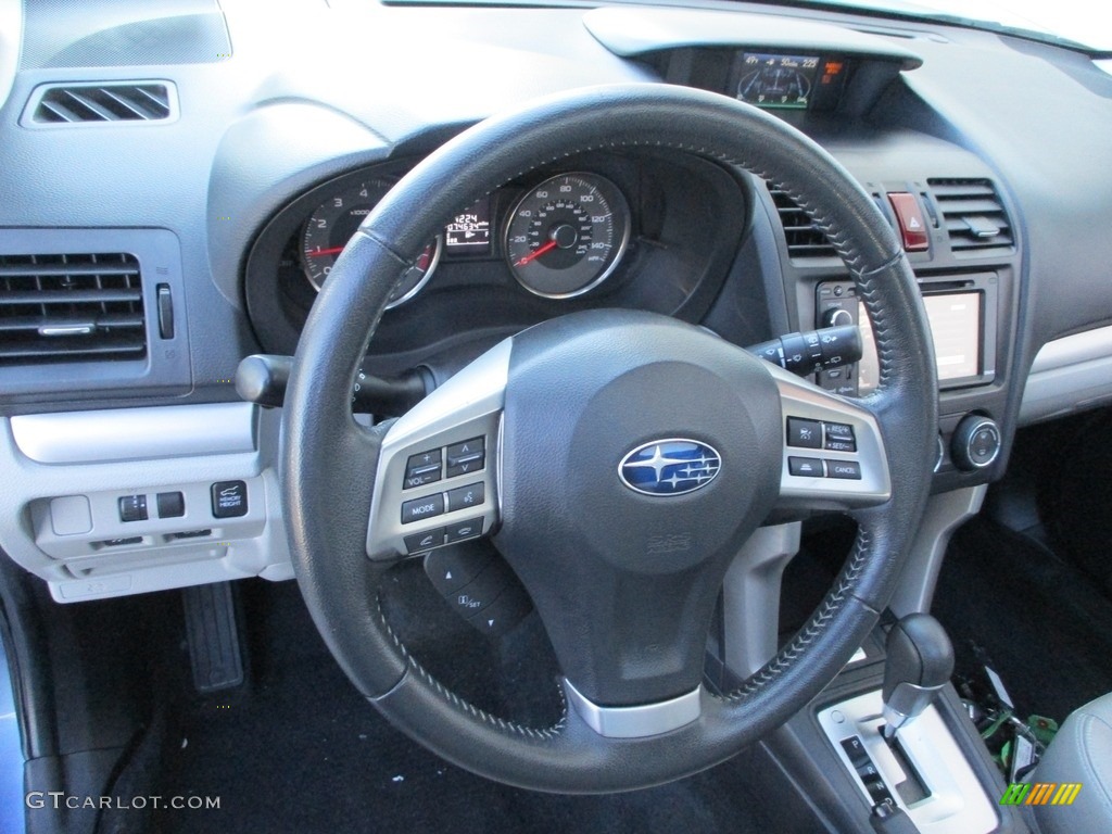 2015 Subaru Forester 2.5i Limited Gray Steering Wheel Photo #141206141