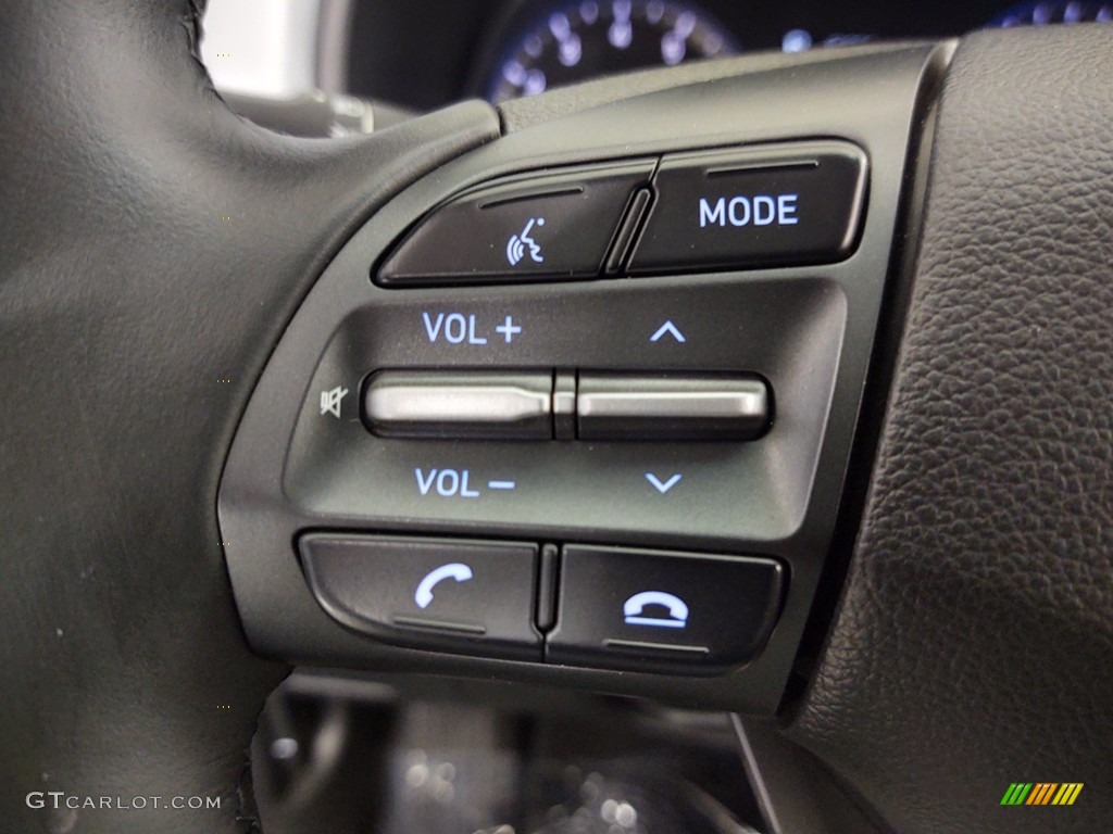 2018 Hyundai Kona SEL Gray Steering Wheel Photo #141206171