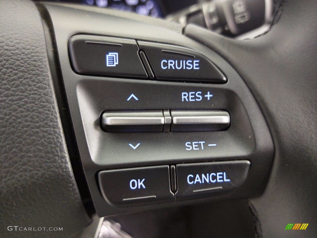 2018 Hyundai Kona SEL Gray Steering Wheel Photo #141206210