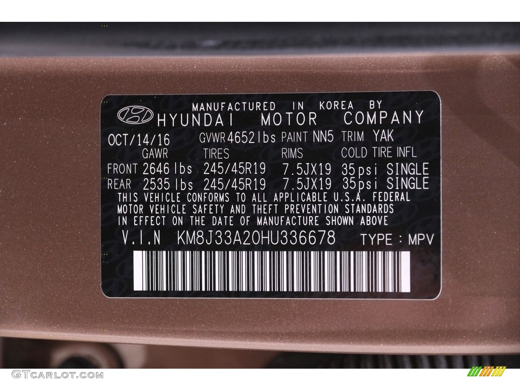 2017 Tucson Sport - Mojave Sand / Beige photo #22