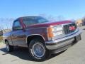 1994 Dark Hunt Club Red Metallic GMC Sierra 1500 SLE Regular Cab  photo #1