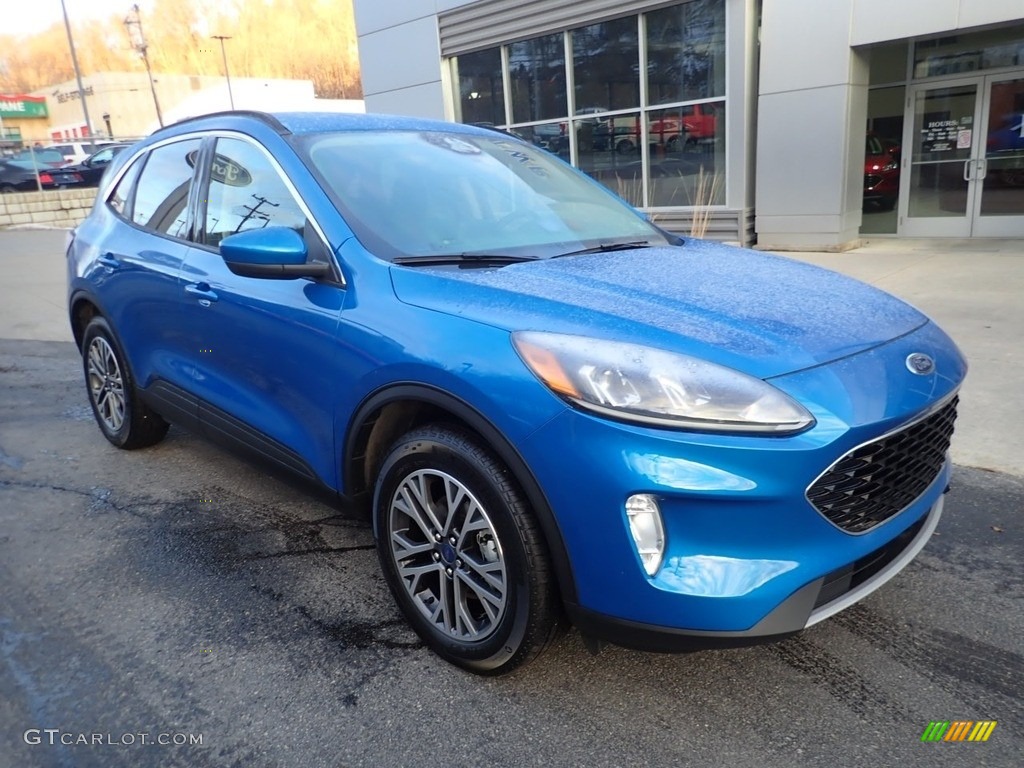 2020 Escape SEL 4WD - Velocity Blue Metallic / Ebony Black photo #9