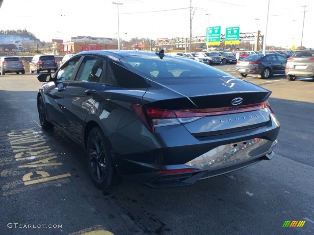 2021 Elantra SEL - Portofino Gray / Black photo #3