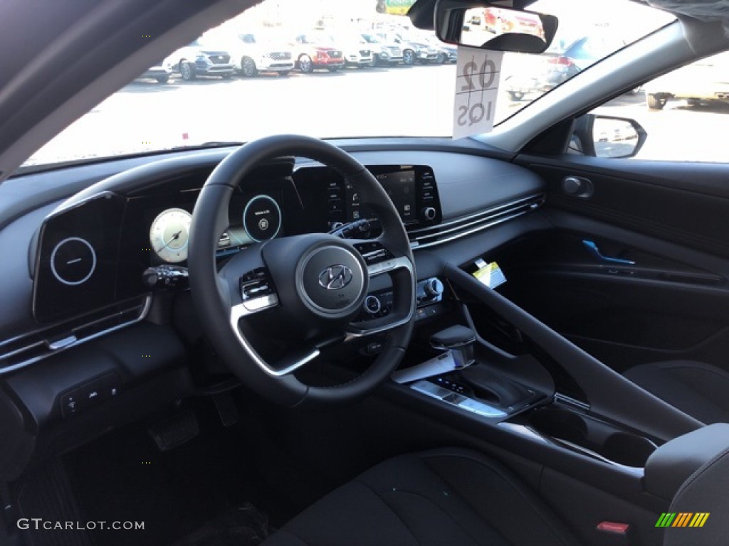 2021 Elantra SEL - Portofino Gray / Black photo #4