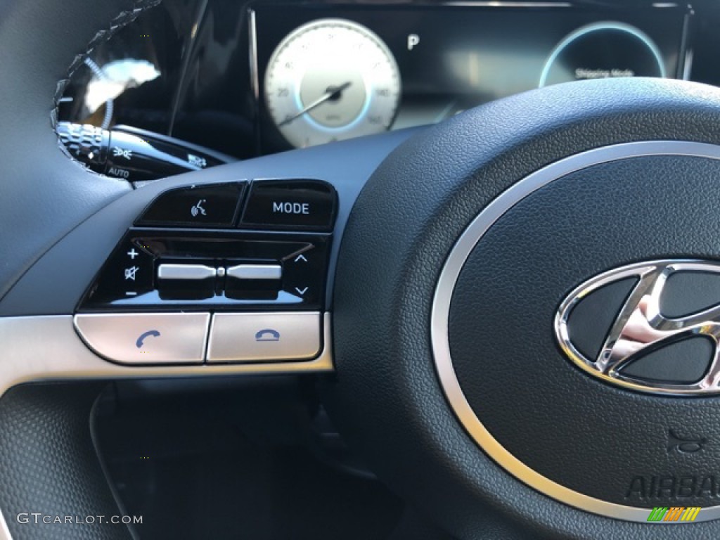 2021 Elantra SEL - Portofino Gray / Black photo #11