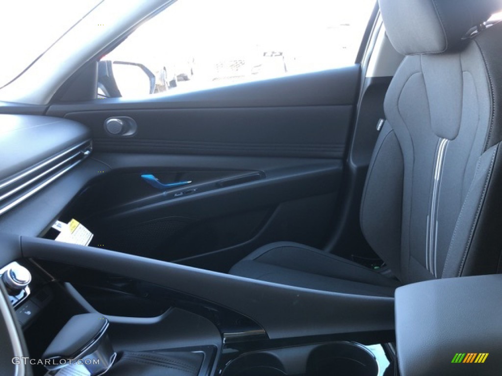 2021 Elantra SEL - Portofino Gray / Black photo #17