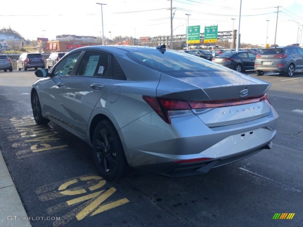 2021 Elantra SEL - Shimmering Silver Pearl / Black photo #3