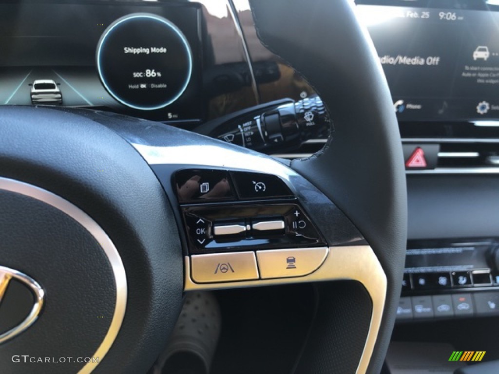 2021 Elantra SEL - Shimmering Silver Pearl / Black photo #11