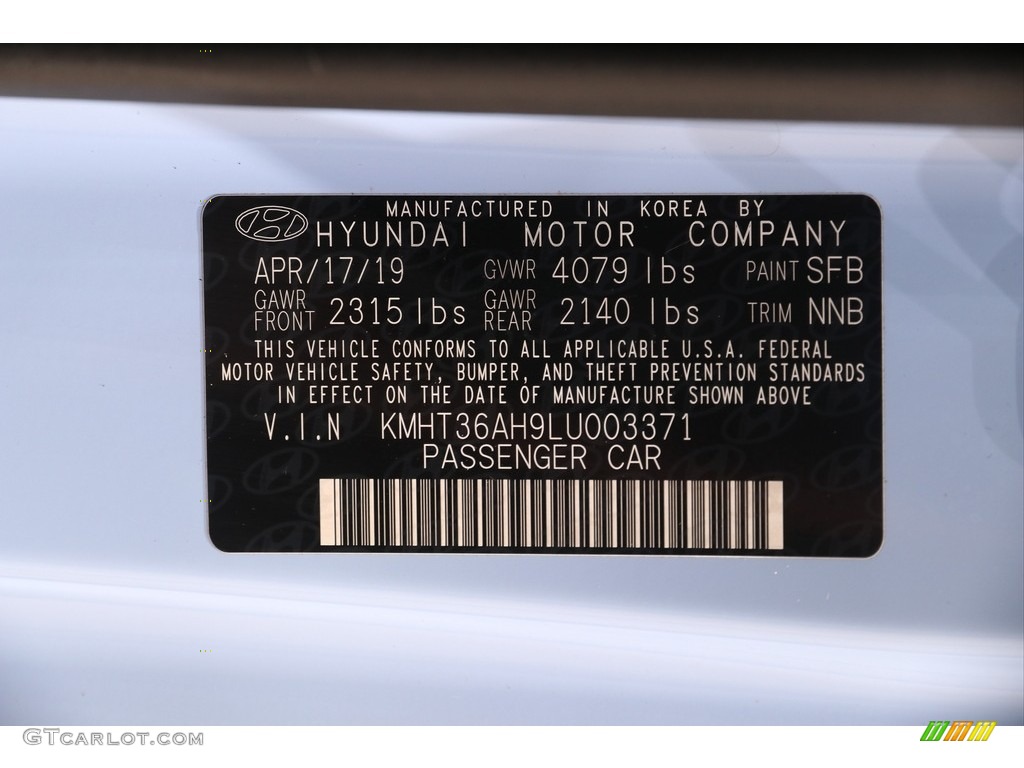 2020 Veloster N - Performance Blue / Black photo #22