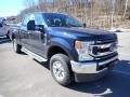 2021 Antimatter Blue Ford F250 Super Duty XL Crew Cab 4x4  photo #3