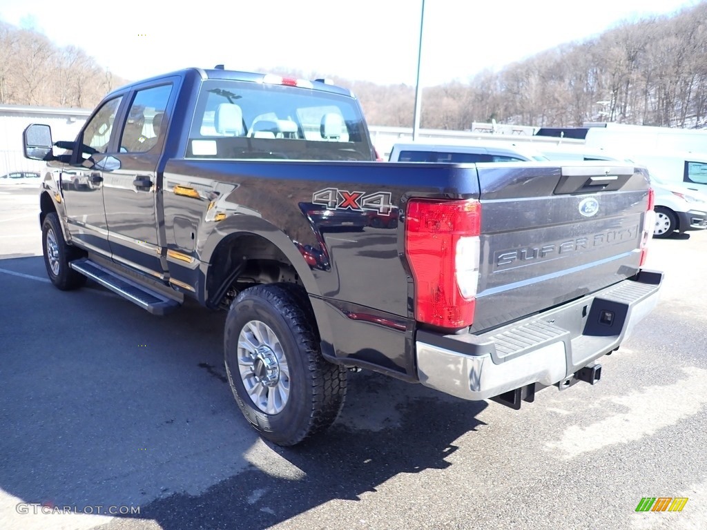 2021 F250 Super Duty XL Crew Cab 4x4 - Antimatter Blue / Medium Earth Gray photo #6
