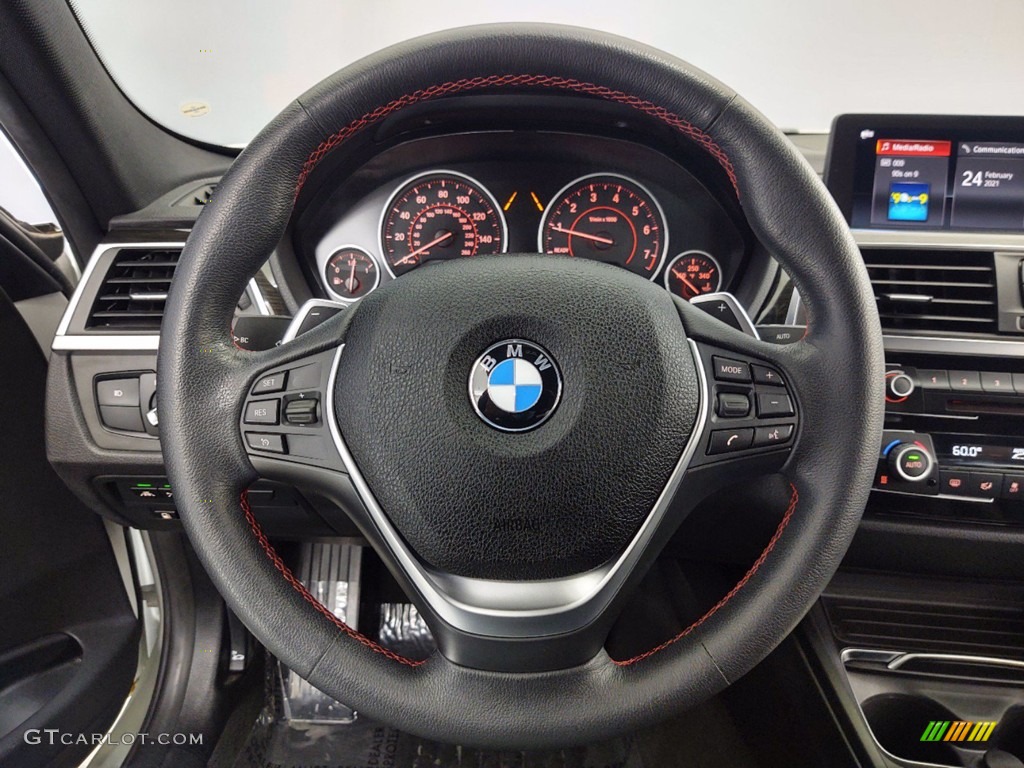 2018 3 Series 330e iPerformance Sedan - Mineral White Metallic / Black photo #11