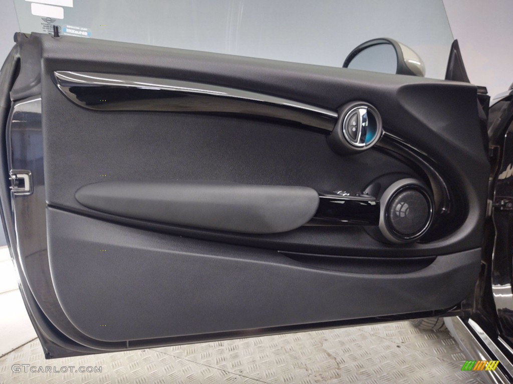 2019 Hardtop John Cooper Works 2 Door - Midnight Black / Carbon Black Dinamica/Double Stripe photo #13